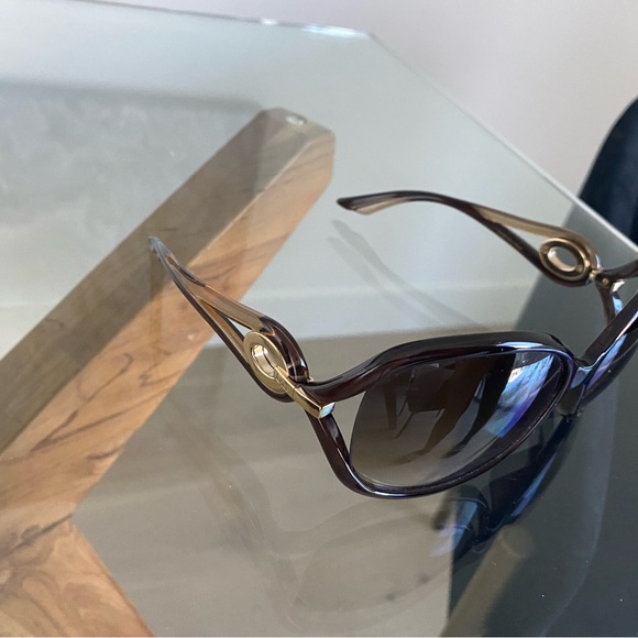 Dior Oversized Womens Sunglasses Brown Gold DIORVOLUTE2F - Picture 14 of 16